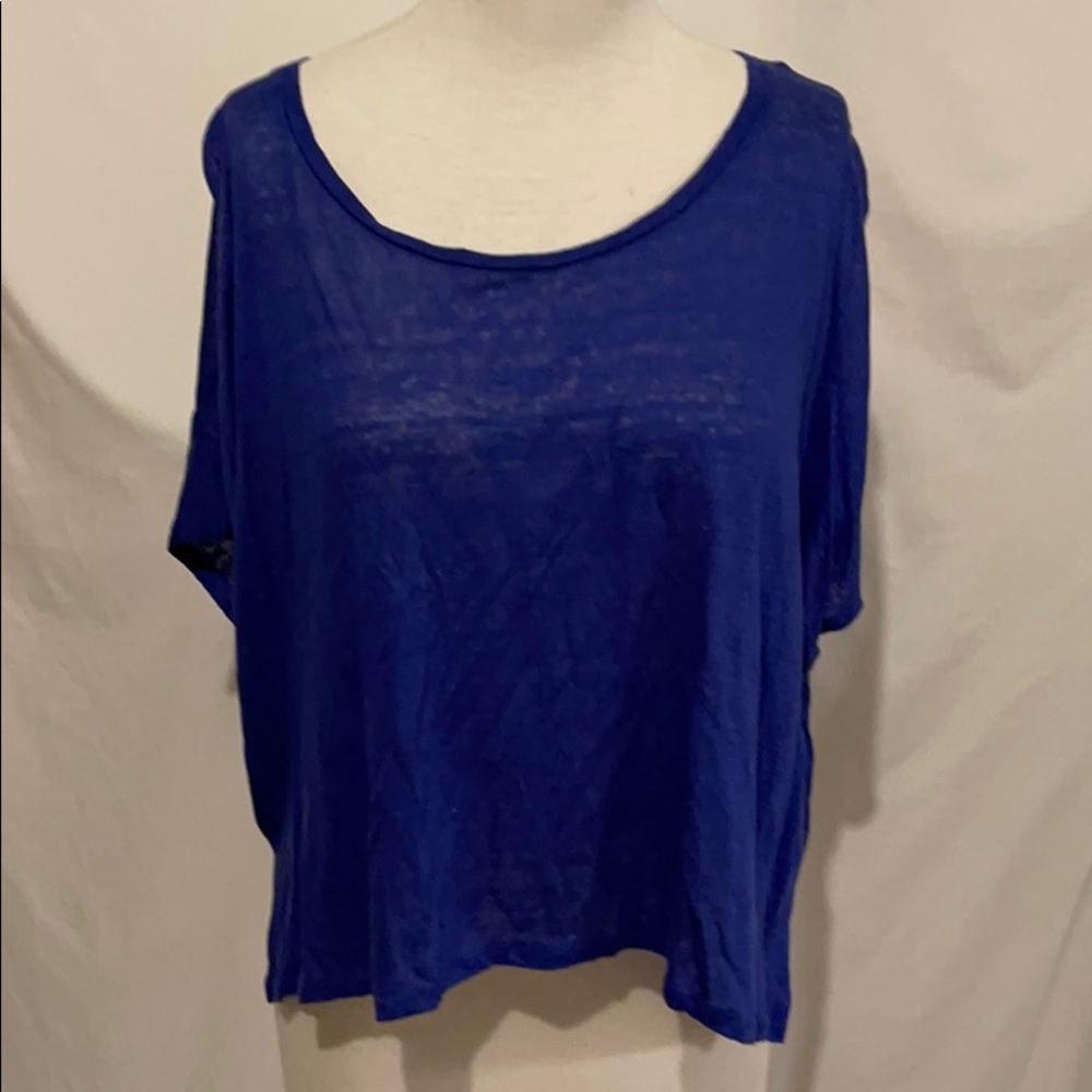 Cynthia Rowley blue top size small